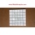 Carrara Marble Squares Polished Mosaic Tiles