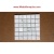 Carrara Marble Squares Polished Mosaic Tiles