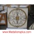 Arabella Square, 36" Waterjet Stone Floor Inlay