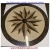 Star Light, 48" Polished Mosaic Floor Medallion
