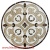 Waterjet Medallion - Design 24