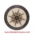 Star Light, HONED 48" Stone Floor Medallion