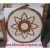 Poppy, 36" Waterjet Stone Floor Inlay