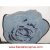 Blue Rose 36" by 35"  Mosaic Floor Medallion