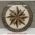 Star Diamond, 24" Stone Floor Medallion