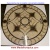 Mariposa 48" Polished Mosaic Floor Medallion