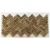 Herringbone Travertine Honed Mosaics Meshed on 12x12 sheet