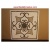 Madrid, 36" Square Mosaic Medallion - Polished