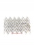 Calacatta Gold Marble & Yellow Gold Herringbone Chevron Polished Mosaics Tiles