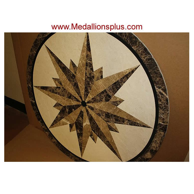 Waterjet Medallion - Design 107