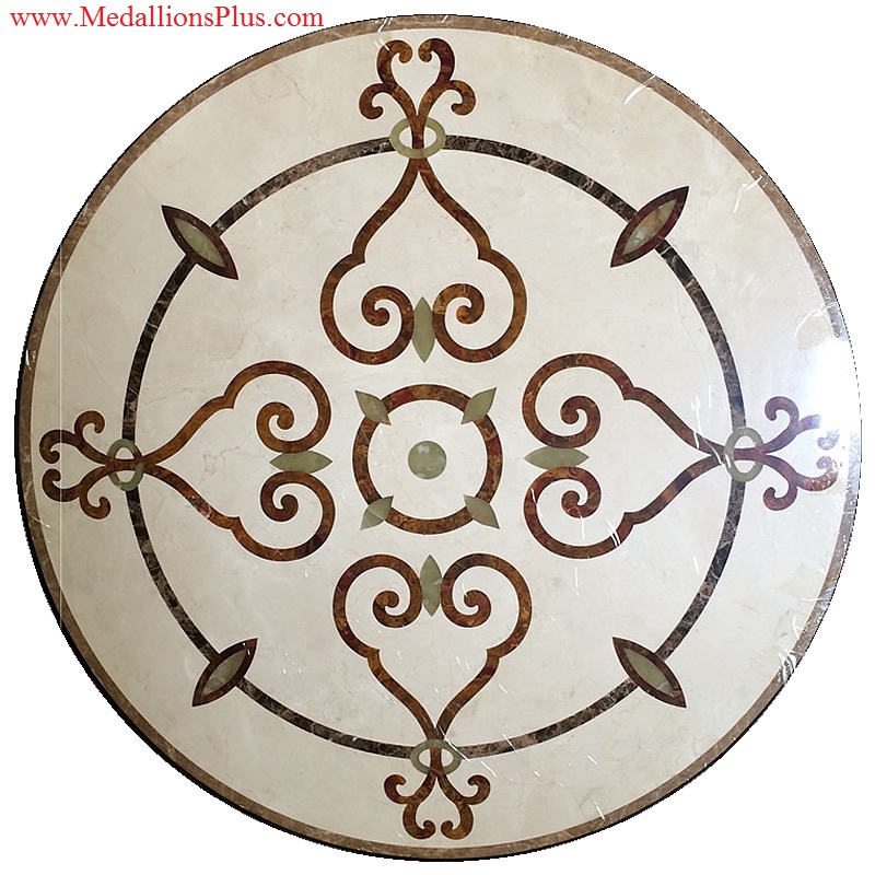 Beverly, 48" Waterjet Medallion