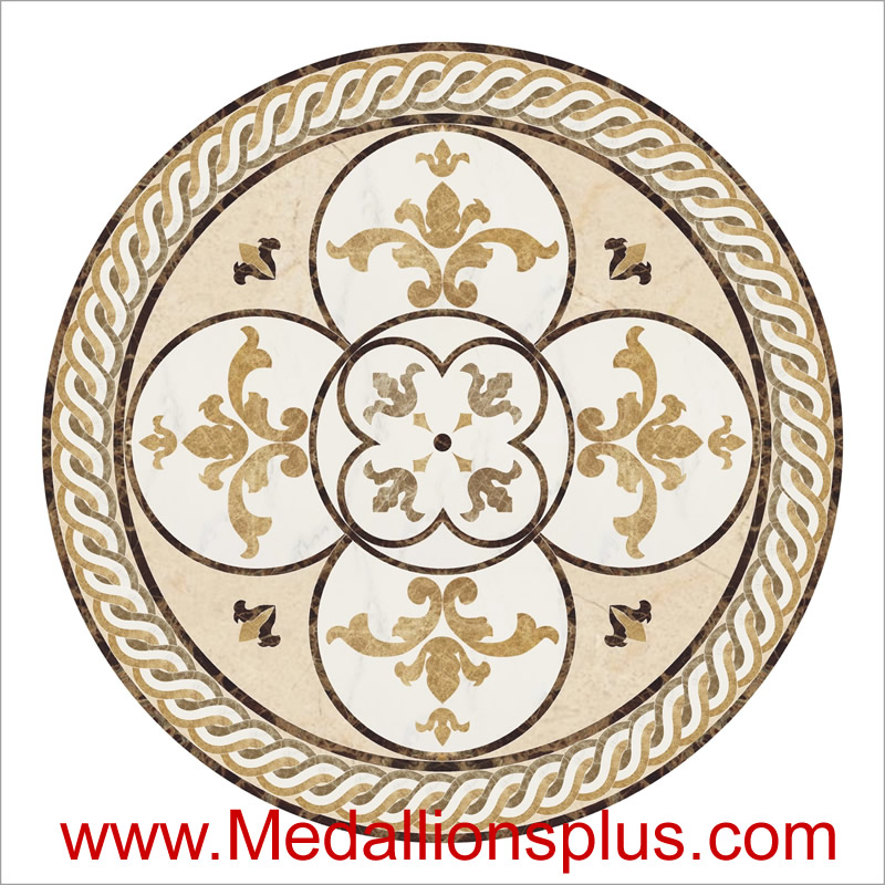 Agnes, 48" Waterjet Medallion