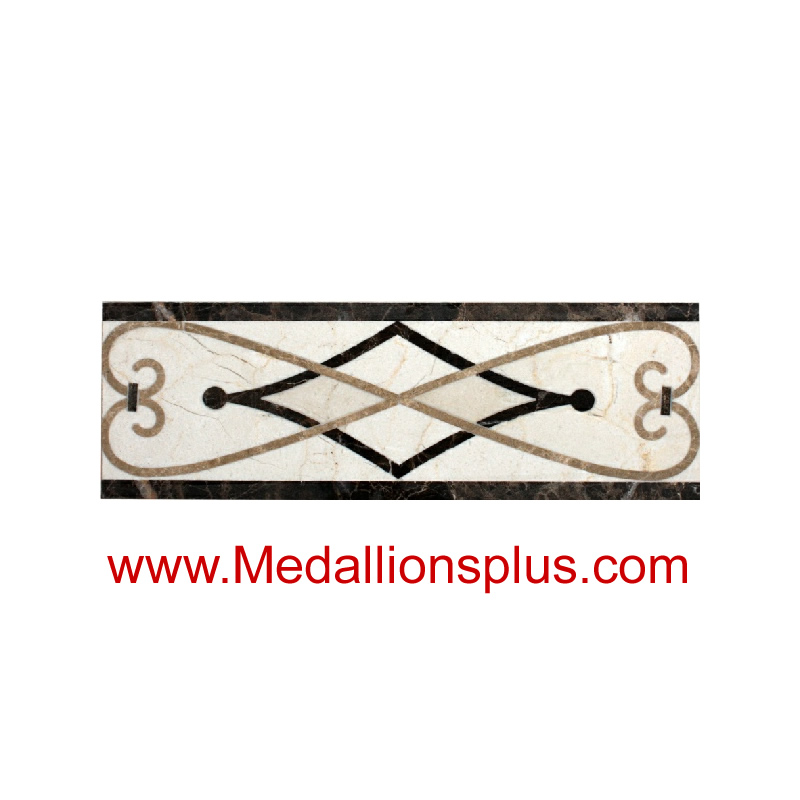 ML-51 waterjet tile border  4 x 12