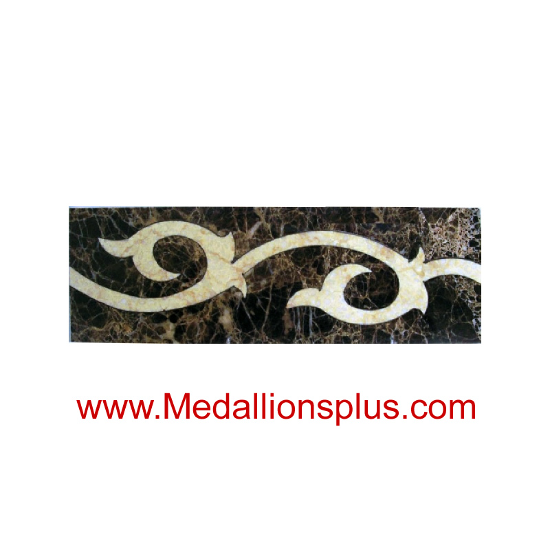 ML-62 waterjet tile border  4 x 12