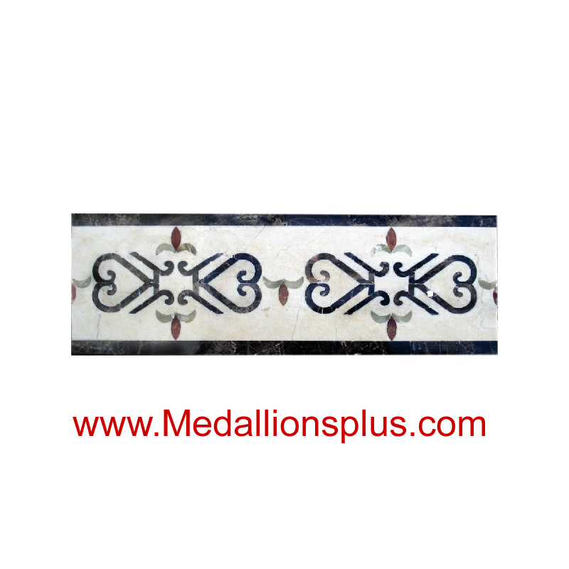 ML-70 waterjet tile border  4 x 12