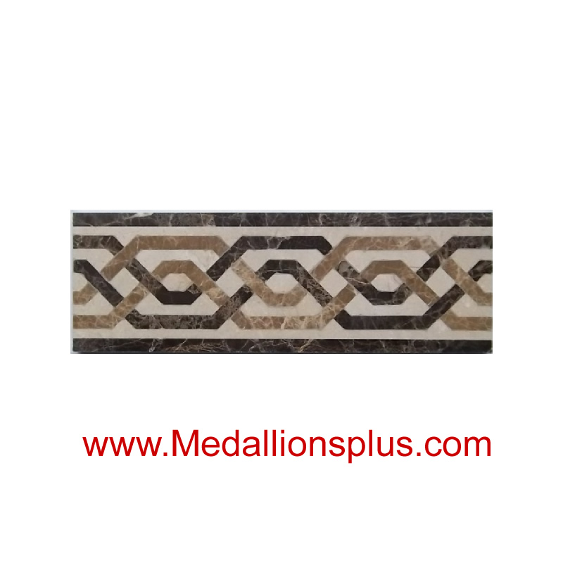 ML-88 waterjet tile border  4 x 12