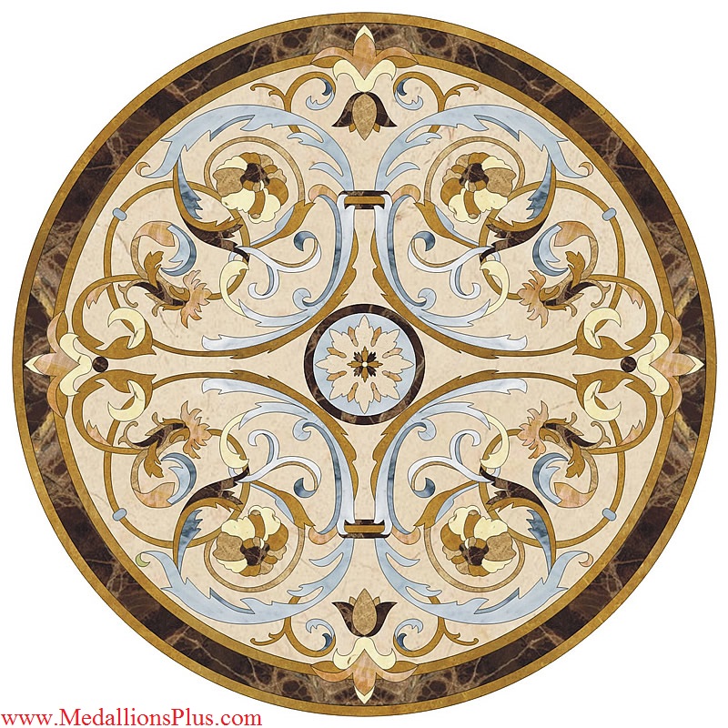 Valentina, 60" Waterjet Medallion
