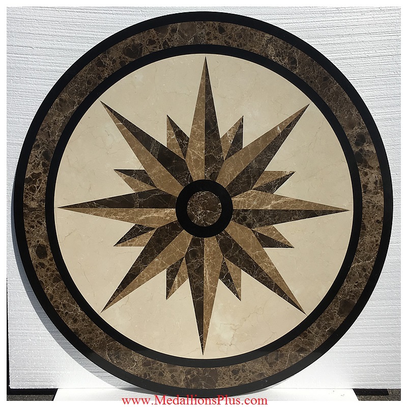 STAR LIGHT, 48" Waterjet Medallion