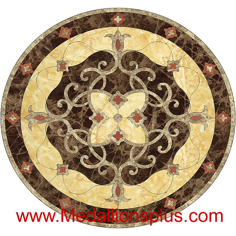 Evelyn, 36" Waterjet Medallion