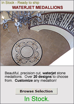 Waterjet Stone Floor Medallions