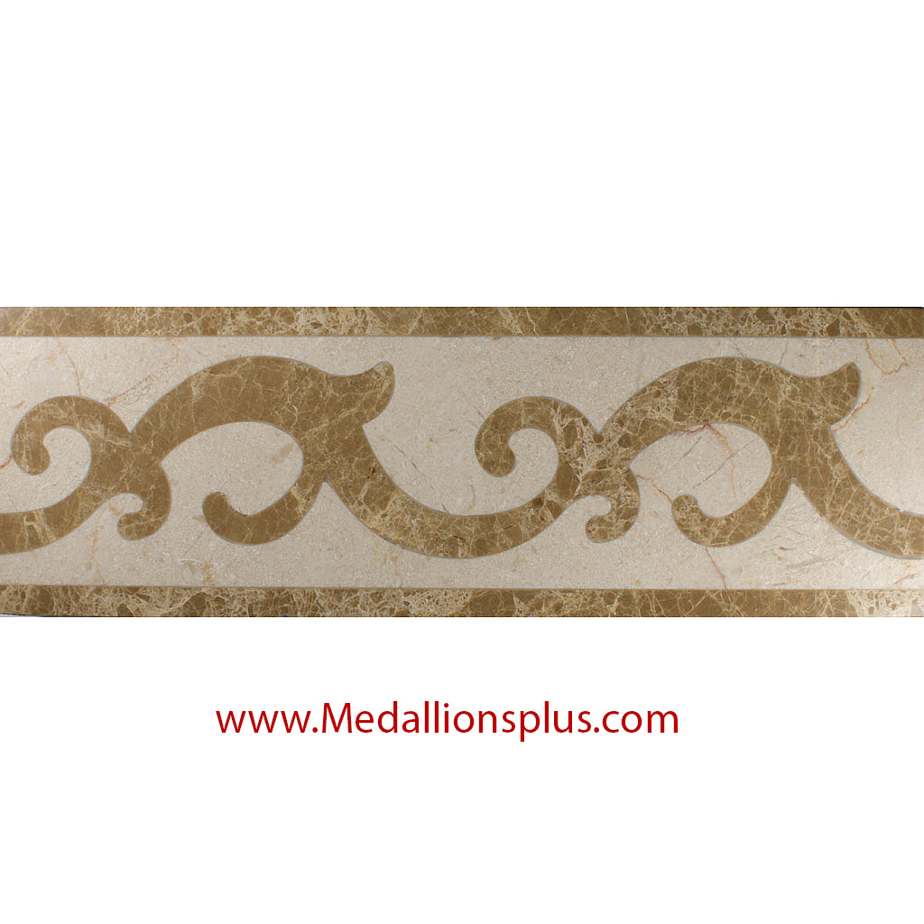 Waterjet Tile Borders - Design 37