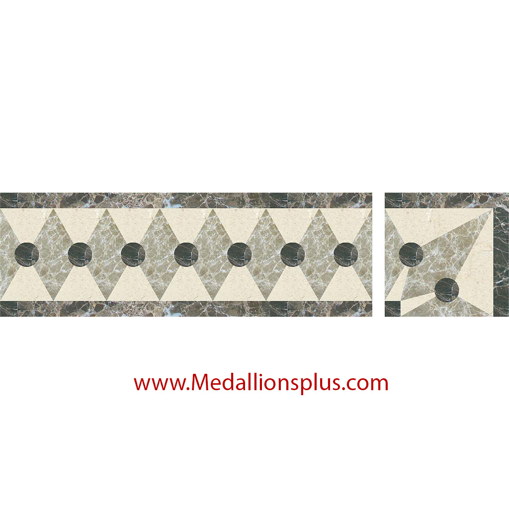 Waterjet Tile Borders - Design 63