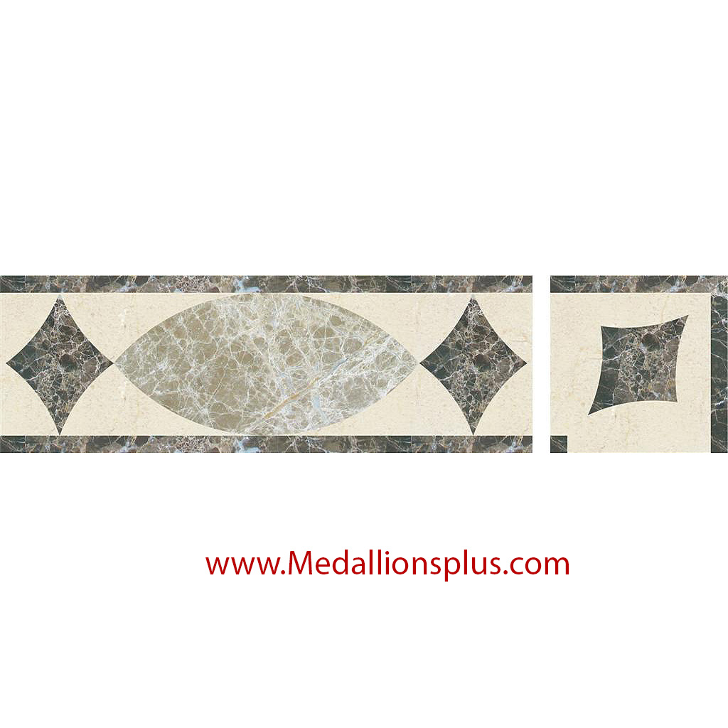 Waterjet Tile Borders - Design 66