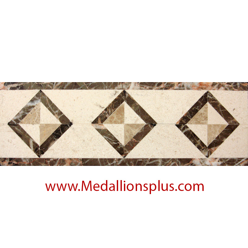 Waterjet Tile Borders - Design 75