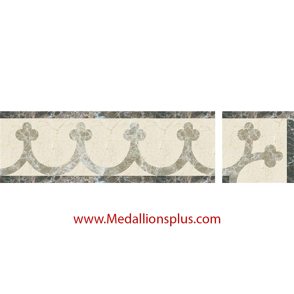 Waterjet Tile Borders - Design 77