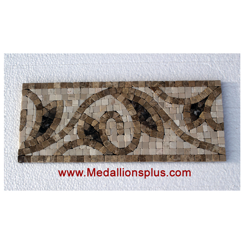 Harper, Honed Mosaic Tile Listello 5" x 12"