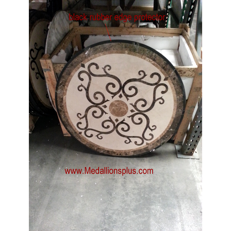 BORDEAUX, 48" Waterjet Medallion